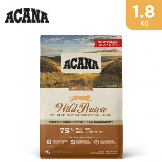Acana Wild Prairie Dry Cat Food 1.8 kg - delivered by Petzone within 4 working hours