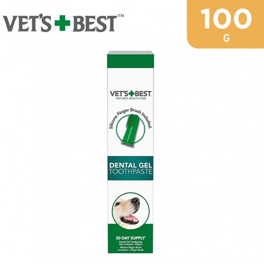 Vet's Best Dental Gel For Dogs 100 g - delivered by Petzone within 4 working hours