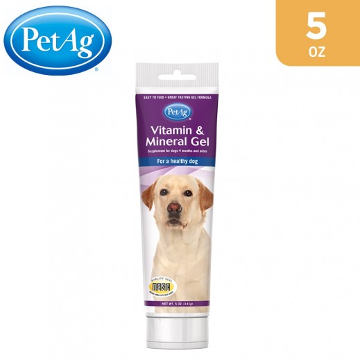 PetAg Vitamin & Mineral Gel for Dogs 5 oz - delivered by Petzone within 4 working hours