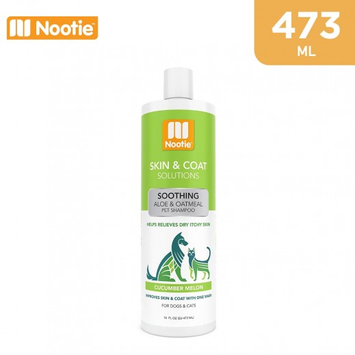 Buy Nootie Soothing Aloe and Oatmeal Shampoo for Dogs & Cats 473 ml