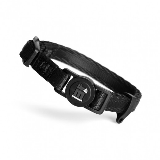 Myfamily Memopet Cat Collar - Black - delivered by Petzone within 4 working hours
