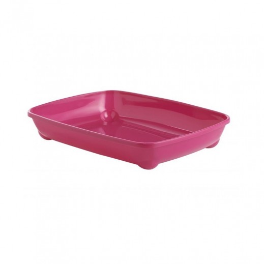 Moderna Arist-O-Tray Cat Litter Tray Hot Pink - 36.7L × 27.1W × 6.2H Cm - delivered by Petzone within 4 working hours