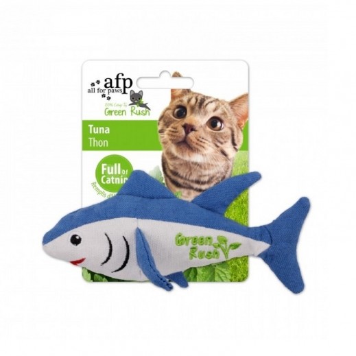 All For Paws Green Rush Tuna Cat Toy - delivered by Petzone within 4 working hours