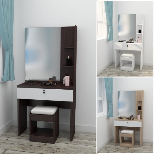 Roca Thailand Dressing Table With Chair - 160 × 80 × 40cm - delivered by Roca within 4 Working Days 