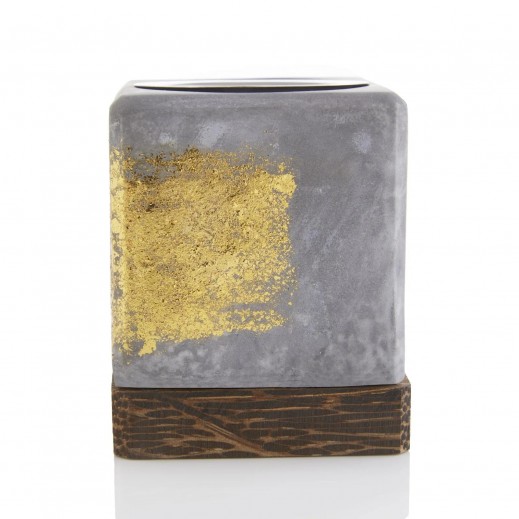 Al Shaya Modern Square Gray Incense burner - delivered by Taw9eel Within Working 24 Hours