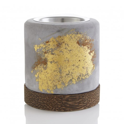 Al Shaya Perfumes Modern Rounded Mubkhar Grey - delivered by Taw9eel Within Working 24 Hours