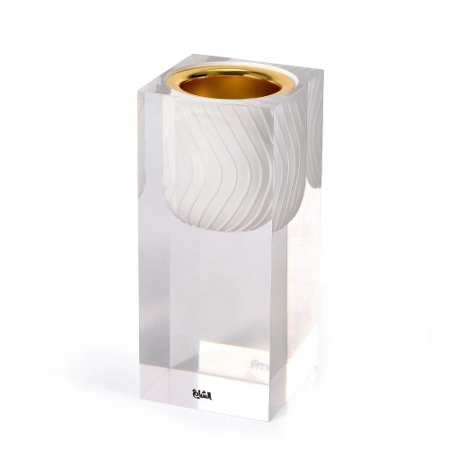 Al Shaya Perfumes Mubkhar Glass White Large - delivered by Taw9eel Within Working 24 Hours