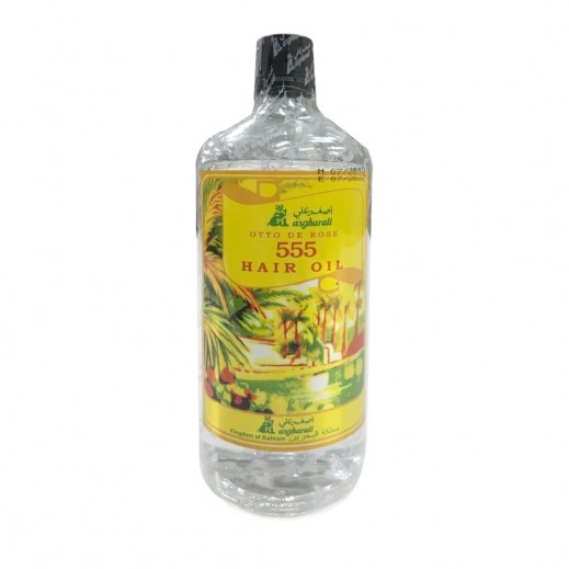 Asgharali 555 Hair Oil Auto de Rose Large - delivered by Taw9eel Within Working 24 Hours