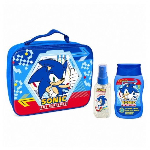 Alshaya Perfumes Sonic Lunch Bag Set EDT 90ml + Shampoo & Conditioner 200ml - delivered by Taw9eel Within Working 24 Hours