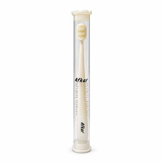 Afkar White Extra Soft Toothbrush - delivered by Taw9eel Within Working 24 Hours