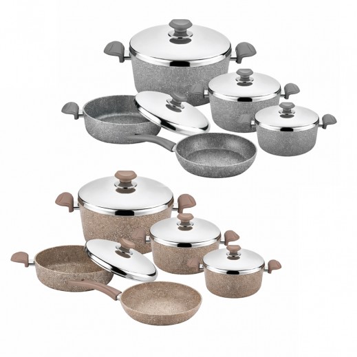 OMS Set of 9 Cookstone Granite Cookware - delivered by Smart Choice within 24 hours 