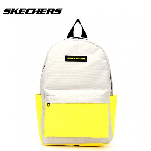Sketchers White & Yellow Back Bag - delivered by Taw9eel Fast