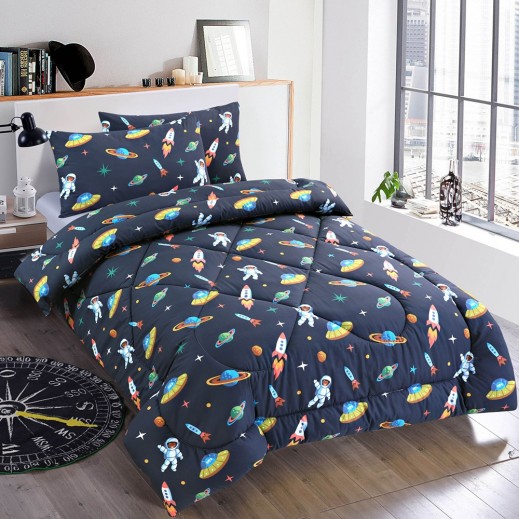 Artex Twin Fitted Cotton Kids Bed Sheet - 2 Pieces - delivered by SFC within 48 working hour 