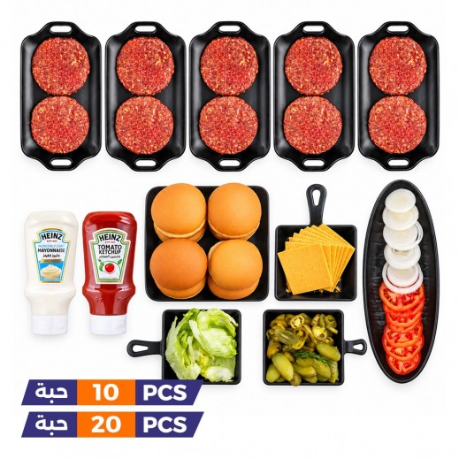 TEN 20 Bacon Blended Burger Box - delivered by Ten 20 Butchery Within 3 Working Hours