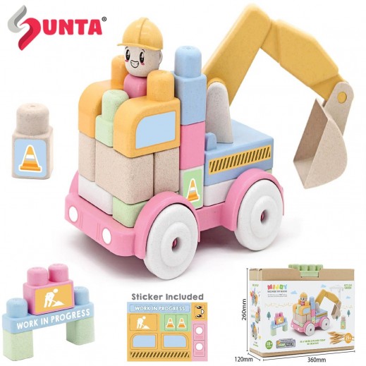 Waleed Mijoy Excavator Building Blocks (18+ Months) - delivered by within 24 Hours 