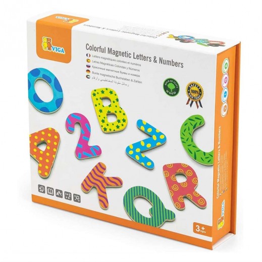 Viga Colorful Magnetic Letters & Numbers (3+ Years) - delivered by within 24 Hours 