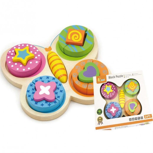 Viga Block Puzzle - Butterfly (24+ Months) - delivered by within 24 Hours 