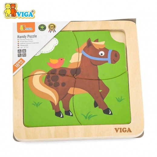 Viga Handy Puzzle Horse (1.5+ Years) - delivered by within 24 Hours 