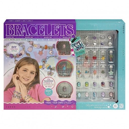 DIY Bracelet and Jewelry Making Kit For Girls +6 Years - delivered by within 24 Hours 