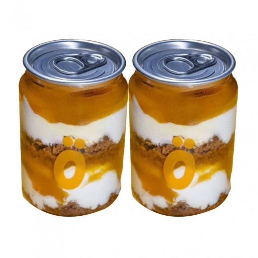 WOW Mango Cheesecake Double Box 2 Pieces 360 g - delivered by Wow Cafe Within 4 Working hours