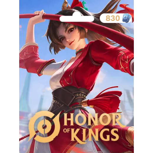 Honor of Kings 830 Tokens Global - Delivered by Whatsapp & Email