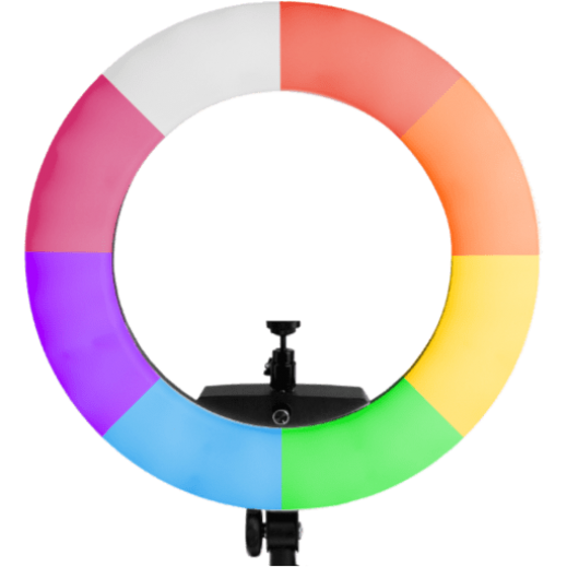 MJ26 RGB LED Soft Ring Light 26cm (10inches) with 2.1M Stand for