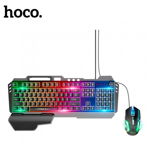 Buy HOCO GM12 Light and shadow RGB Gaming Keyboard & Mouse Set (EN /AR