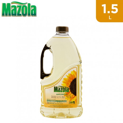 Mazola Sunflower Cooking Oil 1.5 L - delivered by Taw9eel Fast