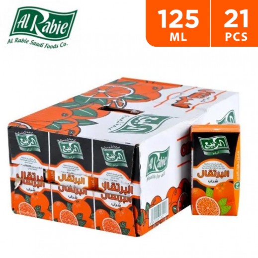 Al Rabie Orange Drink 21 x 125 ml - delivered by Taw9eel Fast