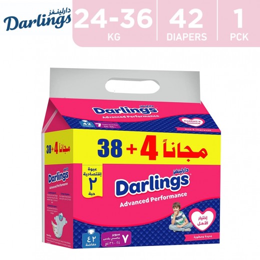 Darlings Advanced Stage 7 (24-36 Kg) Super Maxi Plus 42 Diapers