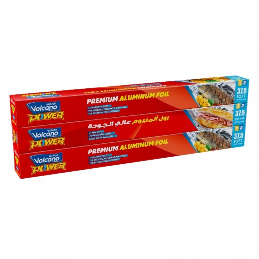 Volcano Power Aluminum Foil 37.5 SQ - 3 Pieces - delivered by Taw9eel Fast