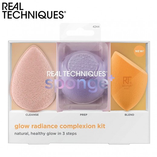 Buy Real Techniques Glow Radiance Complexion Set 3 Pieces توصيل