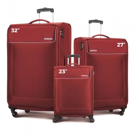 American Tourister Set of 3 Soft Jamaica Spinner Travel Bags