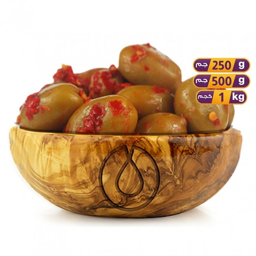 Moroccan Green Olives With Chili
