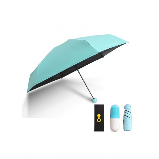 Pocket Umbrella Zipper Blue