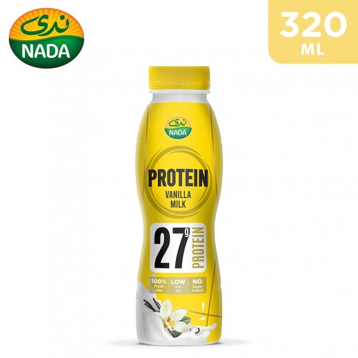 Nada Low Fat Vanilla-Flavored Protein Milk 320 ml - delivered by Taw9eel Fast