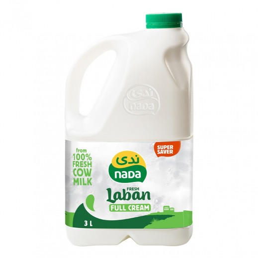 Nada Full Cream Fresh Laban - 3 L