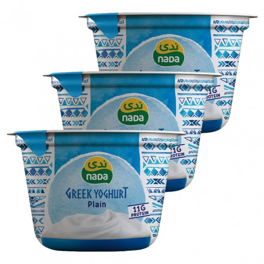 Nada Plain Greek Yoghurt - 3 × 160 g