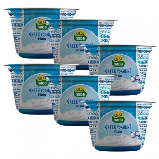 Nada Plain Greek Yoghurt 6 x 160 g