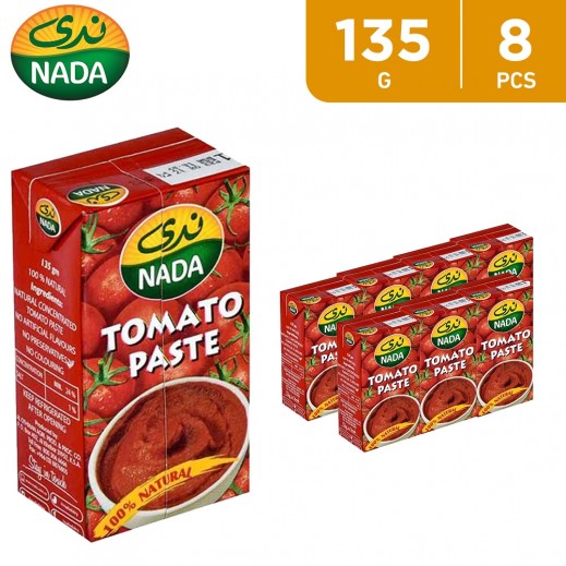 Nada Natural Tomato Paste - 8 x 135 g - delivered by Taw9eel Fast