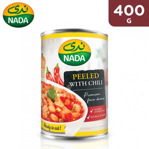 Nada Peeled With Chili Fava Beans Can 400 g