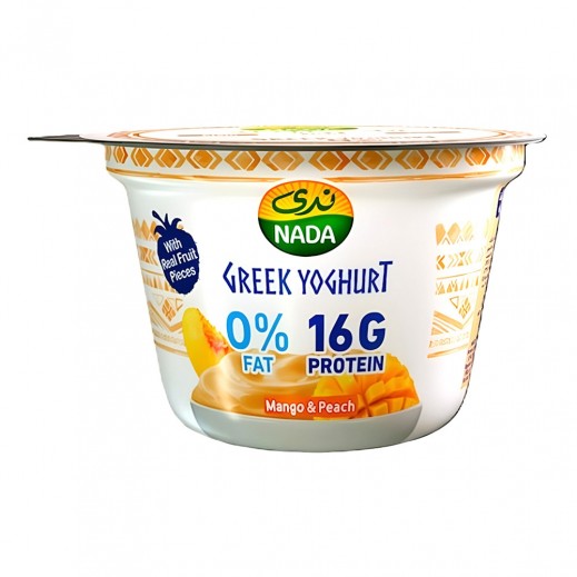 Nada 0% Fat Mango & Peach Greek Yoghurt 160 g