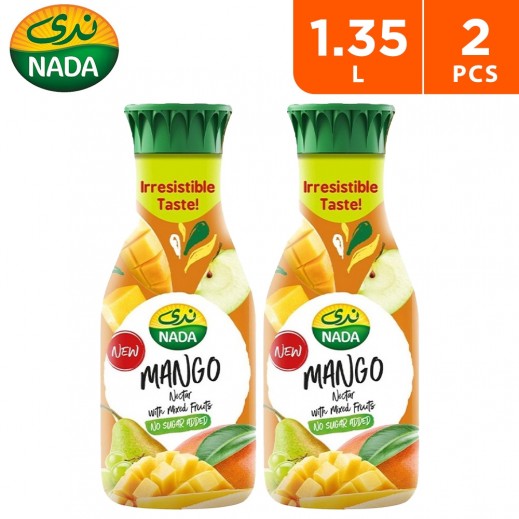 Nada No Added Sugar Mango With Mixed Fruits Juice 2 x 1.35 L
