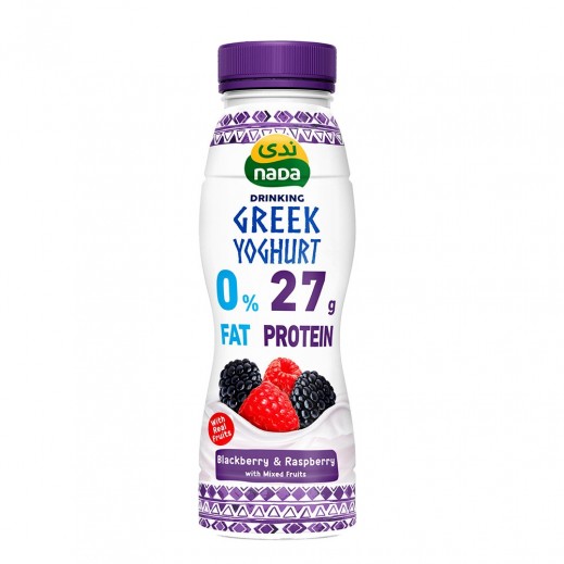 Nada 0% Fat Blackberry & Raspberry Greek Yoghurt Drink 330 ml