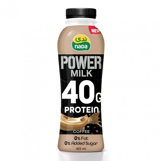 Nada 40 G Protein 0% Fat 0% Add Sugar Coffee Power Milk 425Ml - delivered by Taw9eel Fast