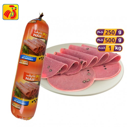 Naif - Beef Mortadella With Black Pepper Roll