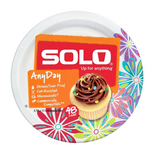 Paper Plates 7 Inches - 48 Pieces