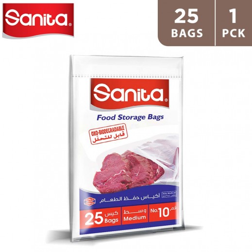 SANITA FOOD STORAGE BAGS 25 BAGS - delivered by Taw9eel Fast
