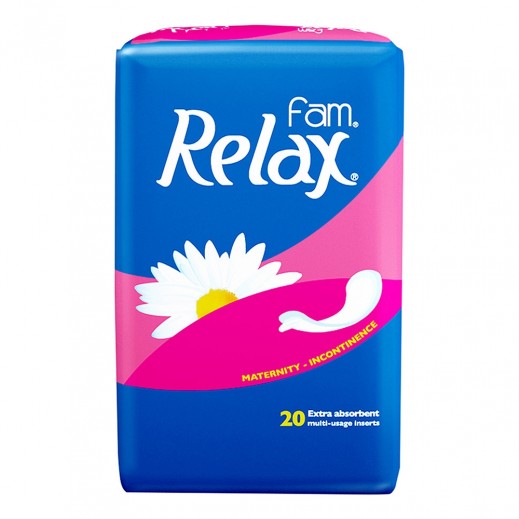 Fam Relax Maternity Multi Usage Pads 20 Pieces - delivered by Taw9eel Fast