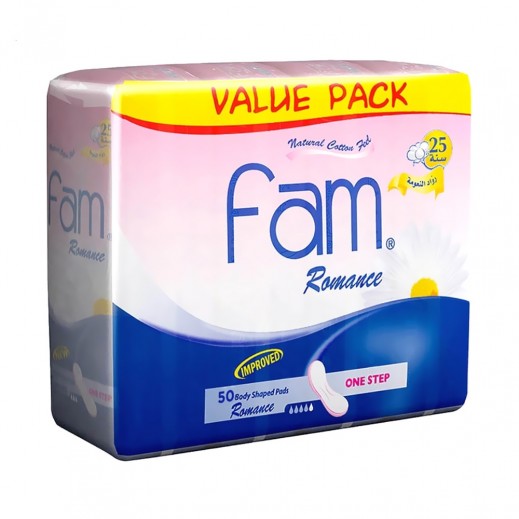 Fam Romance Body Shaped Pads without Wings 50 Pcs  - delivered by Taw9eel Fast